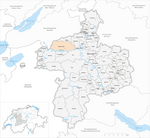 Karte Gemeinde Wohlen bei Bern 2023